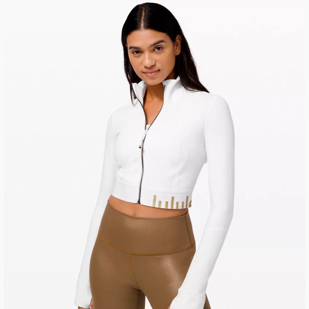 Lululemon Gold Special Edition Cropped Define Jacket